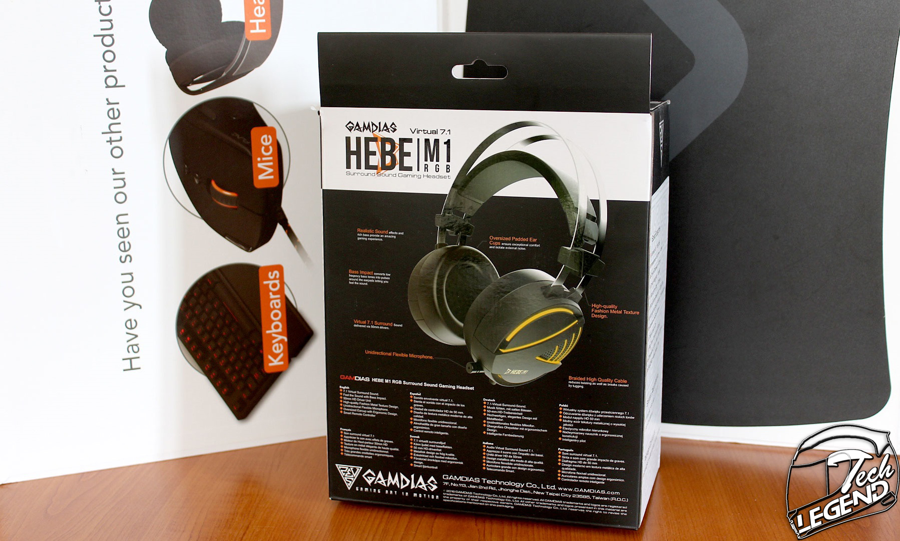GAMDIAS HEBE Cuffie Gaming Con Microfono Unidirezionale E Cuscinetti Ottimizzati – Design Ergonomico E Audio Immersivo